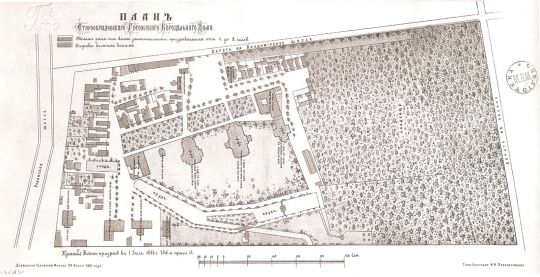 План Старообрядческого Рогожского Богадельного дома
