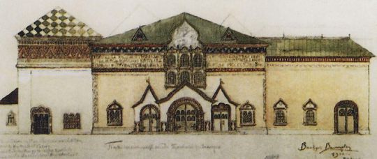 Проект фасада Третьяковской галереи
