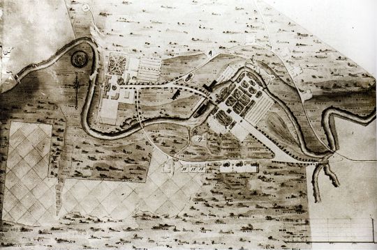 Суконная фабрика в усадьбе Свиблово. Генеральный план 
