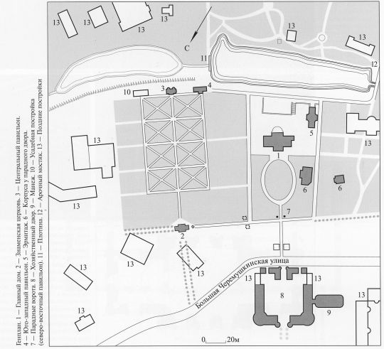 Усадьба Черемушки. Генплан
