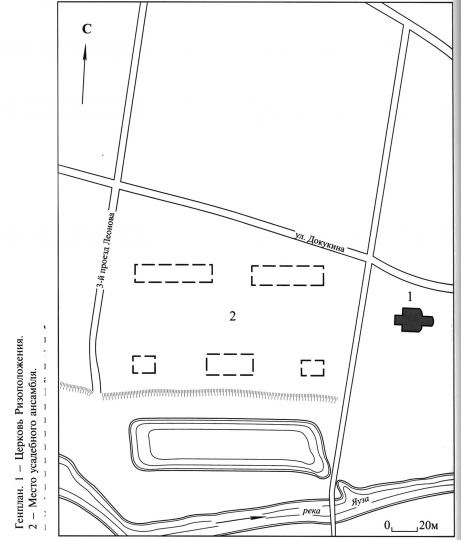 Усадьба Леоново. Генплан
