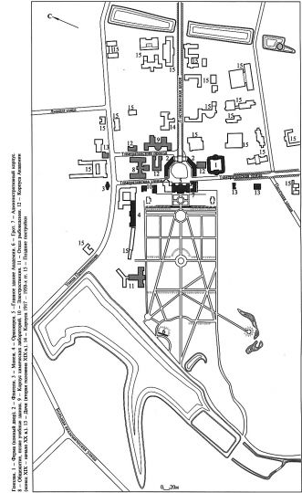 Усадьба Петровско-Разумовское. Генплан
