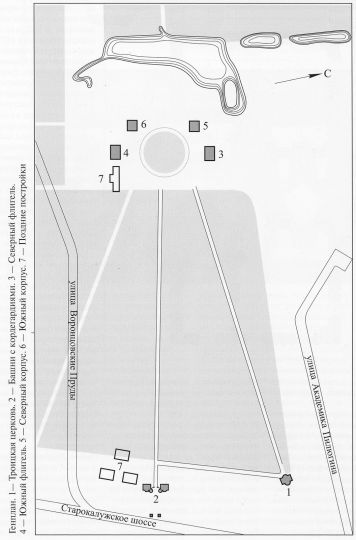 Усадьба Воронцово. Генплан
