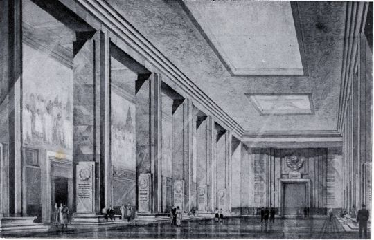 Дворец Советов. Зал Сталинской конституции
