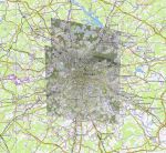 Спутниковый снимок Москвы 16.02.75 %Satellite image of Moscow