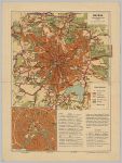 Москва. Схематический план 1:100К %Plan of Moscow