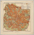Схема планировки города Москвы %Plan of Moscow reconstruction