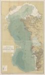 Карта Восточного побережья Каспийского моря 1:1.2М %Map of Eastern part of Caspian sea