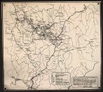 Карта лагерей на территории Магаданской области %Map of prisons in Magadan region