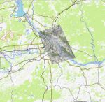 Спутниковый снимок Горького 03.08.70 %Satellite image of Gorky