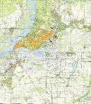 Куйбышев и окрестности 1:50K % Map of  Kuybyshev and vicinity