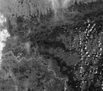 Ханты-Мансийск и окрестности со спутника 20.07.75 %Satellite image of Khanty-Mansiysk