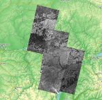 Среднее Поволжье со спутника в 1970-х %Satellite image of mid-Volga region