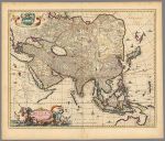Новая карта Азии 1:19М %Asiae nova delineatio