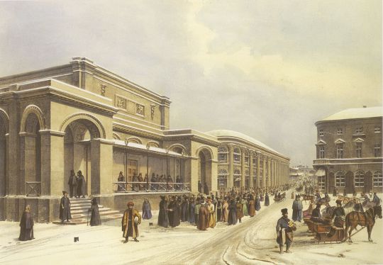 Новая Биржа и Гостиный двор
