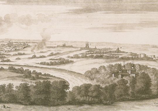 Панорама Москвы с Воробьевых гор.  Часть 5
По рисунку 1702 года
Ключевые слова: Воробьевы горы