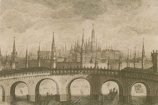 Вид Кремля в Москве с Каменного моста через Москву-реку
Ключевые слова: Махаев,Каменный мост