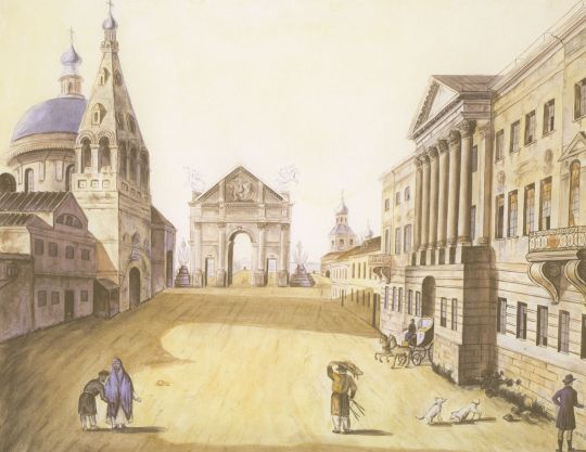 Вид Тверской улицы
