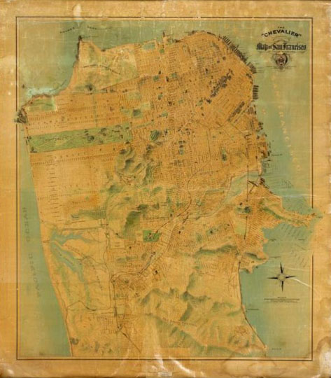 План Сан-Франциско%Map of San Francisco
План Сан-Франциско. The "Chevalier" Commercial, Pictorial and Tourist Map of San Francisco From Latest U.S. Gov. and Official Surveys. Designed-Engraved And Copyrighted By Aug. Chevalier, Lithographer Publisher, San Francisco
Ключевые слова: Сан-Франциско,американские карты