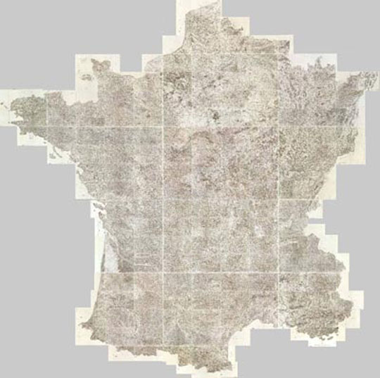 Карта Франции 1:86K%Map of France
Карта Франции, составленная из 182 листов атласа: Carte de France. Levee par ordre du Roy. (1750-1815). Автор: Cassini, Cesar-Francois. Общий размер 1175х1156см. Масштаб 1:86,400.
Ключевые слова: Париж,Бельгия,Люксембург