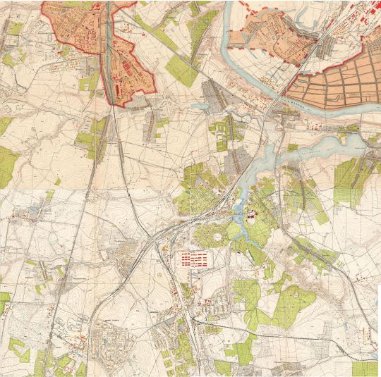 Фрагмент карты юга Москвы
Фрагмент плана Москвы изд. Мосгоргеотреста АПУ г. Москвы, охватывающей южную территорию города - квадрат, северная сторона которого простирается от  Зюзина до Марьина, а южная проходит вблизи МКАД
