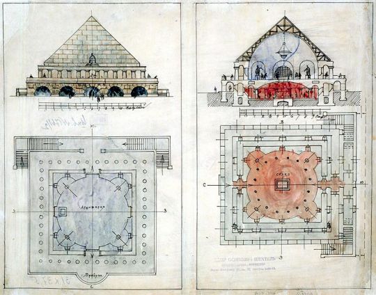 Конкурсный проект мавзолея В.И. Ленина в Москве - 2
