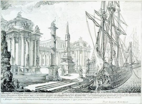 Павильоны на Ходынском лугу в Москве. Вид с юго-западной стороны
Ключевые слова: Ходынское поле,Баженов,Казаков