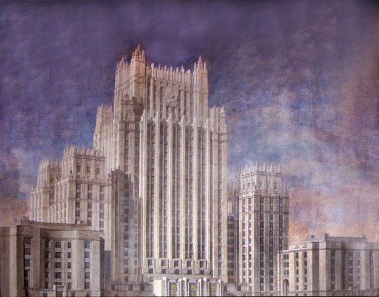 Высотное здание МИД на Смоленской площади. Проект
