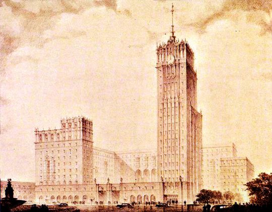 Высотное здание на площади Восстания. Проект
