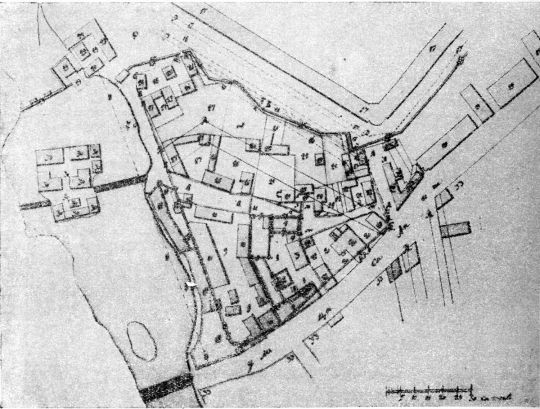Между Яузской улицей, рекой Яузой и Устьинским проездом в 1791 г. 
