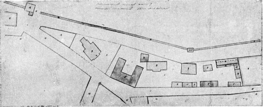 Арбатская площадь, ее северная часть, и местность между Калашным переулком и стеной Белого города в 1770 г.
