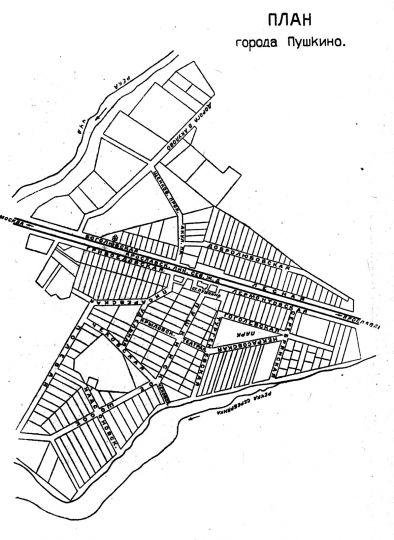 План города Пушкино
