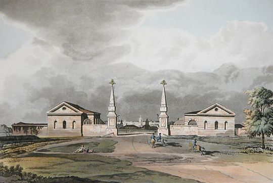 Вид въезда в Москву со стороны Владимирской заставы
