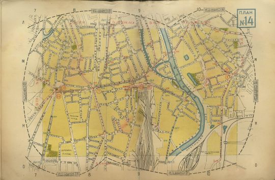 План 14 - район Даниловской площади
