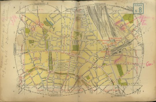План 8 - район Сухаревской площади

