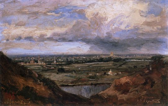 Вид с Воробьевых гор
