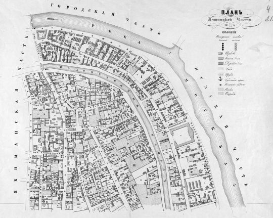 План Пятницкой части
