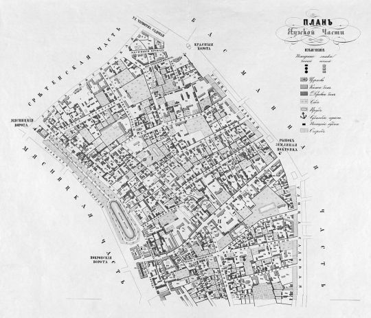 План Яузской части
