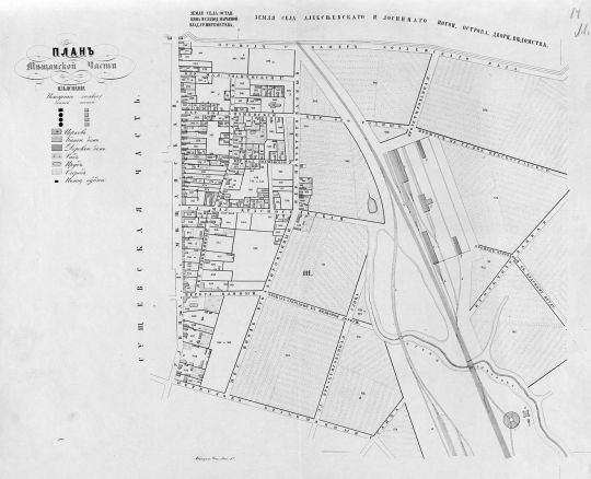 План Мещанской части
