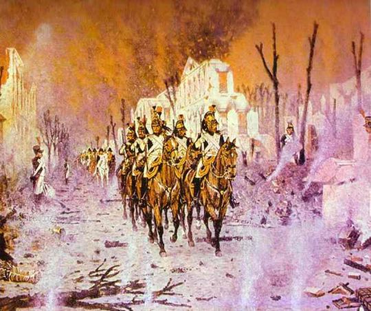 Возвращение из Петровского дворца
