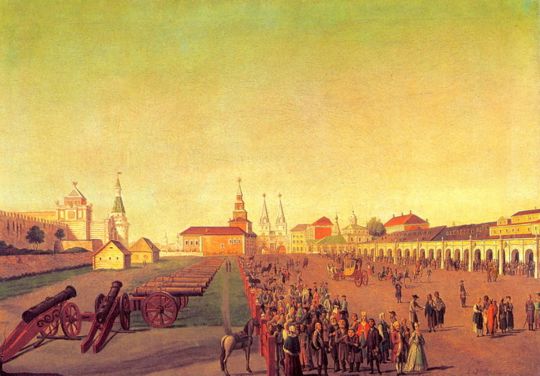 Красная площадь в Москве
Friedrich Hilferding. Red Square in 1760s
