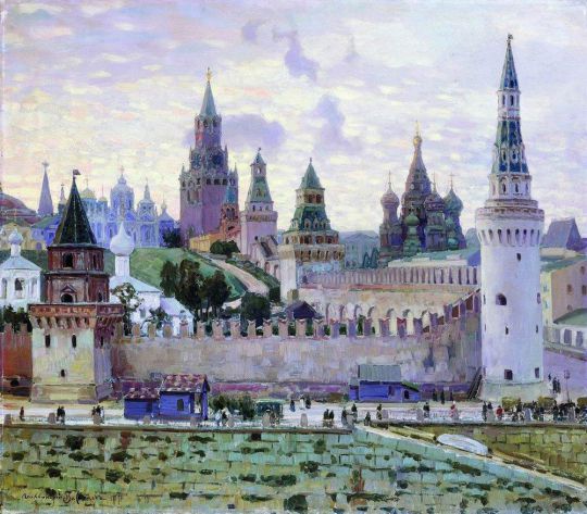 Московский Кремль
Аполлинарий Михайлович Васнецов (1856–1933). Московский Кремль. 1897 г.
Ключевые слова: Васнецов,Кремль