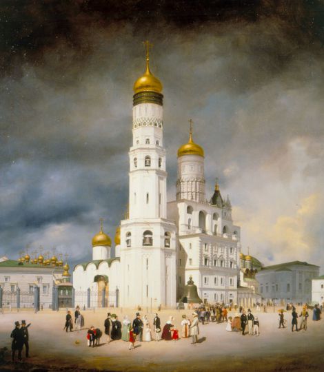 Ивановская площадь в Московском Кремле
Эдуард Гертнер (1801–1877). Ивановская площадь в Московском Кремле. 1839 г.
Ключевые слова: Ивановская площадь,Кремль,Гертнер