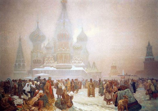 Отмена крепостного права в России в 1861 году
Альфонс Муха (1860–1939). Отмена крепостного права в России в 1861 году. 1914 г.
Ключевые слова: Муха