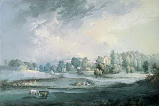 Общий вид усадьбы Братцево
