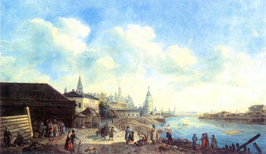 Кремль с Каменного моста
