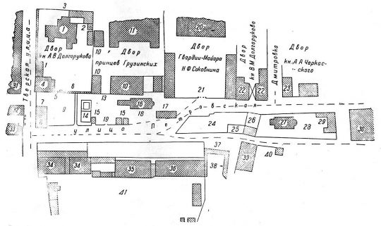 План Охотного ряда
