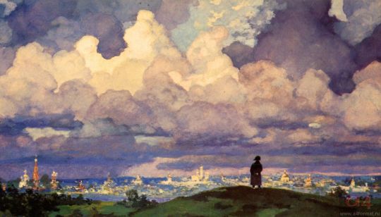 Наполеон на Поклонной горе
Рисунок 1970-х годов
