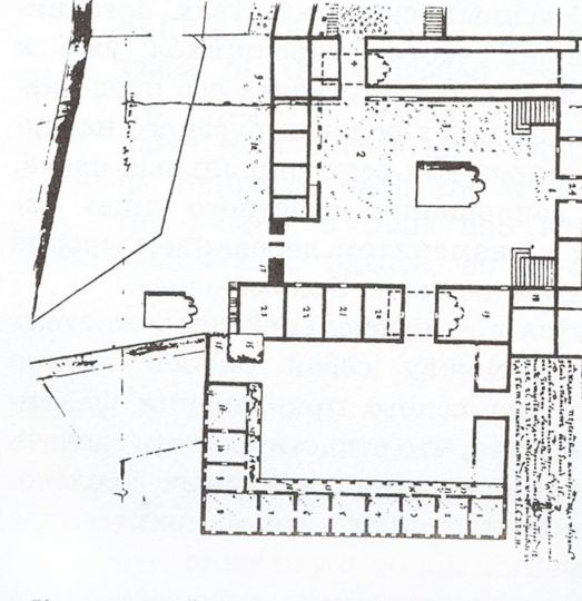 Кремлевский дворец. План второй четверти XVIII в
