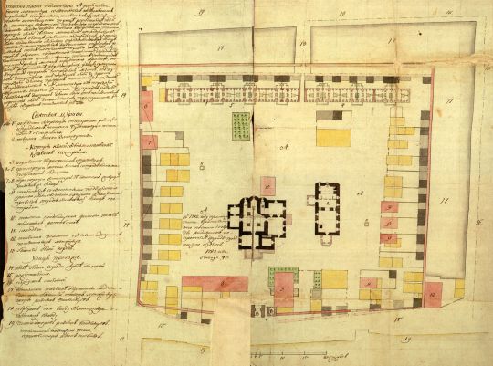 План Рождественского монастыря
